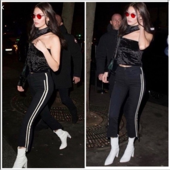 Mother Insider Crop Step Fray Guilty Racer Jeans Size 26 - Picture 2 of 16